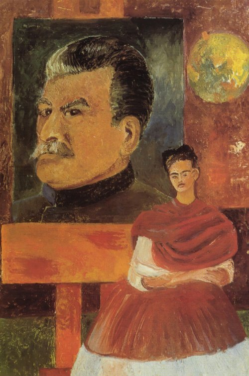 Self Portrait with Stalin 1954
