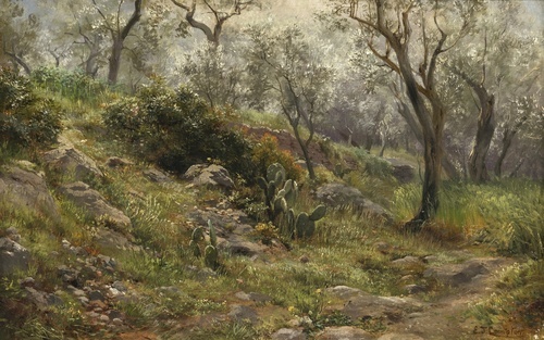 Olival em Capri, 1849