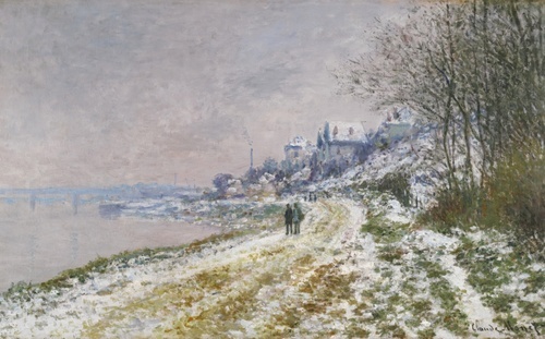 Le Chemin d'Épinay, effet de neige