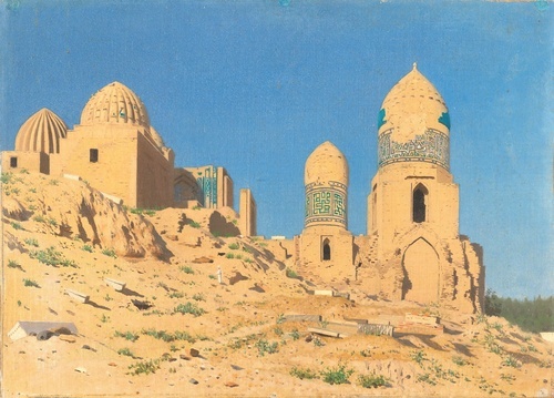 Mausoleum of Shah-i-Zinda in Samarkand 1869