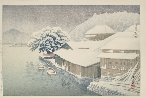 Snowy Evening at Ishinomaki