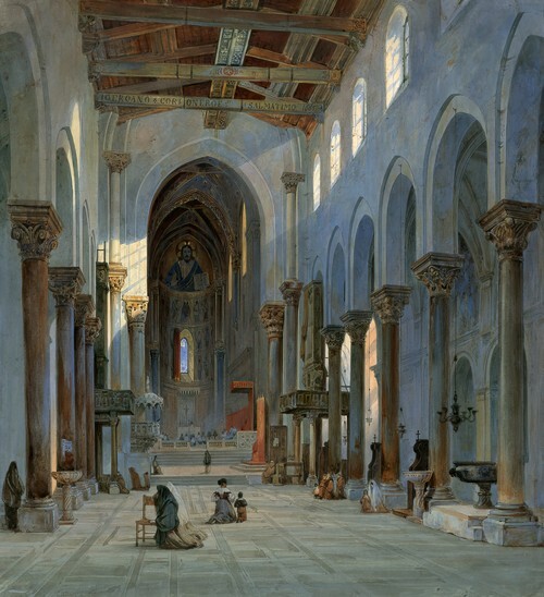 Interior of the Cathedral of Cefalù