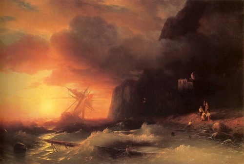 Shipwrecked off Mount Athos