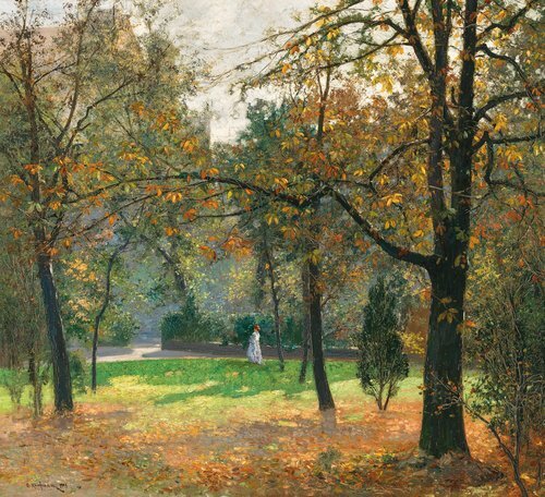 Wandering in the Autumn Park