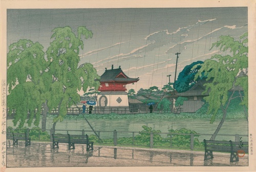 Hujan di Kolam Shinobazu