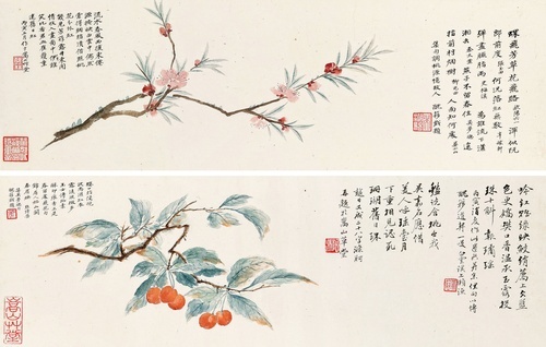Delicate Blossoms and Plump Fruits