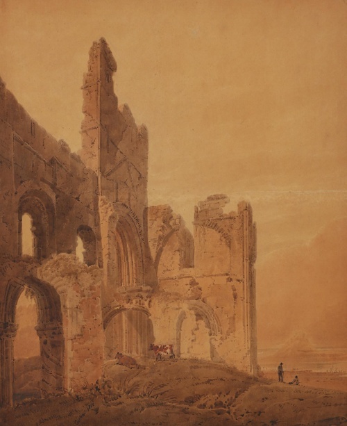 Ruins in Sepia