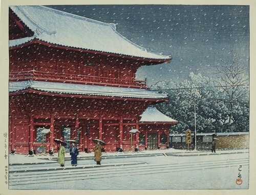 增上寺的雪