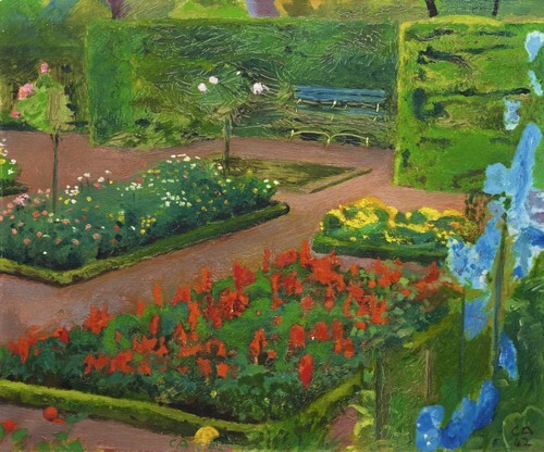 Garden in Oschwand 1942