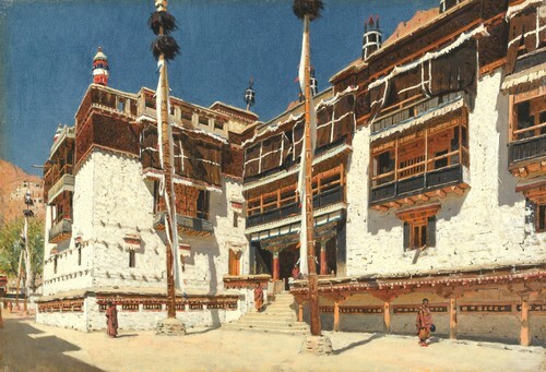 Hemis Monastery in Ladakh 1875