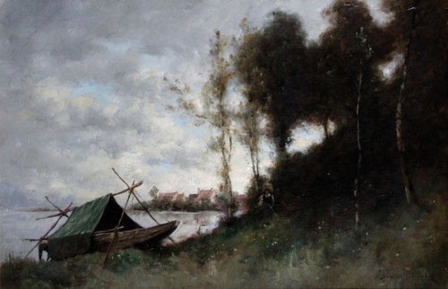 Boats on the Riverbank