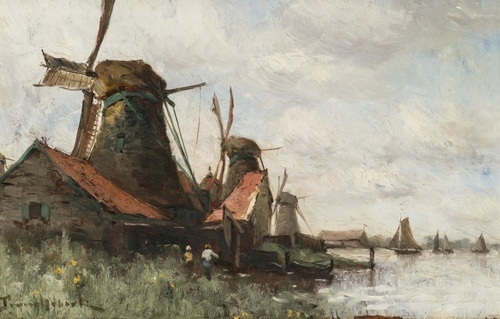 Dutch Landscape with Mill