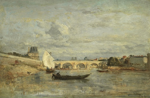 Le Pont Royal, Paris 1859