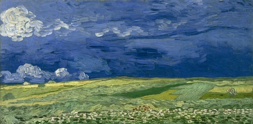Wheatfield under Thunderclouds