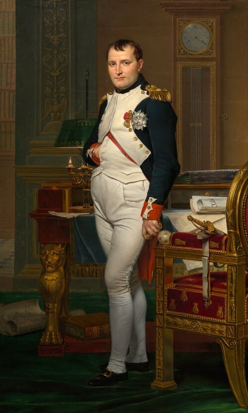 The Emperor Napoleon in His Study at the Tuileries 1812