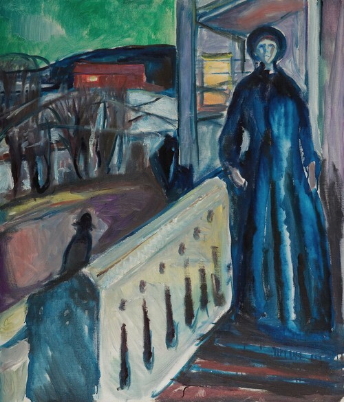 On the Veranda Stairs