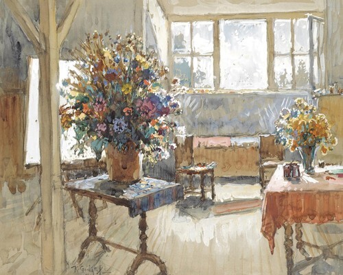 Interior with still life 1940
