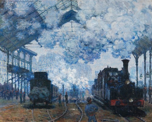 The Gare Saint-Lazare: Arrival of a Train