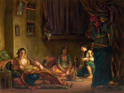 Donne di Algeri nel loro appartamento