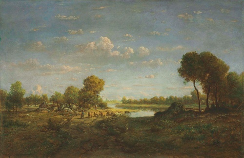 Shepherd Leading His Flock