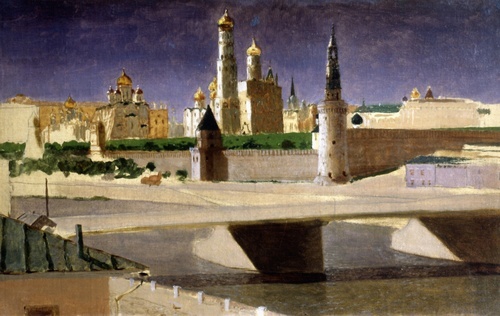 Mosca. Vista del Cremlino dal lato di Zamoskvorechye 1882