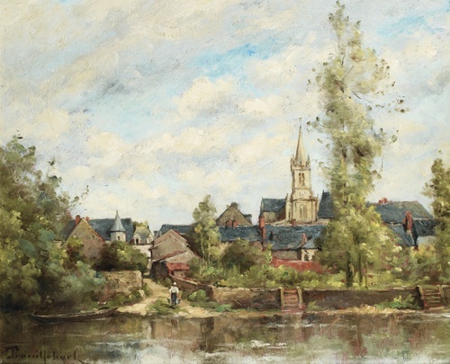 Village by a River