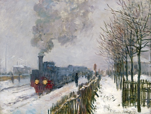 Train in the Snow