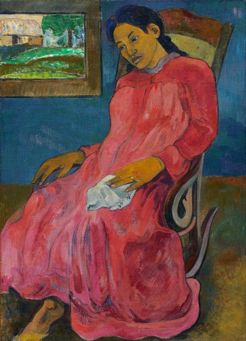 Woman in a Red Dress