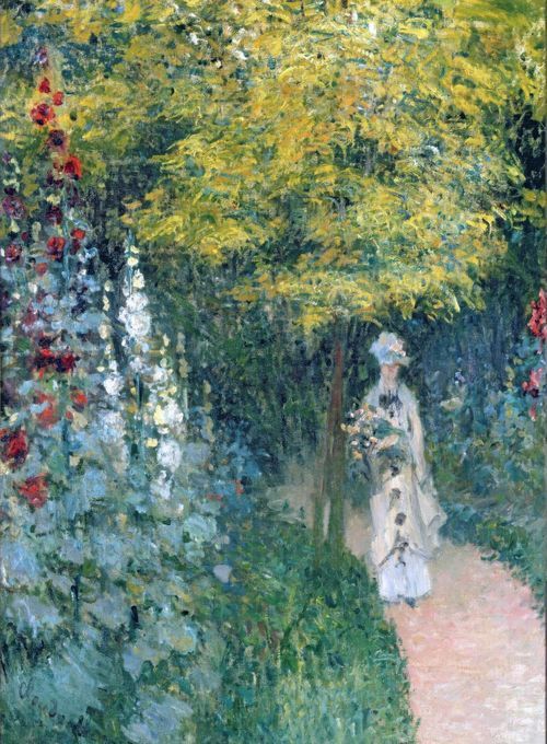 The Garden, Hollyhocks