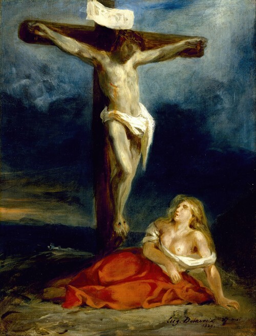 Saint Mary Magdalene at the Foot of the Cross