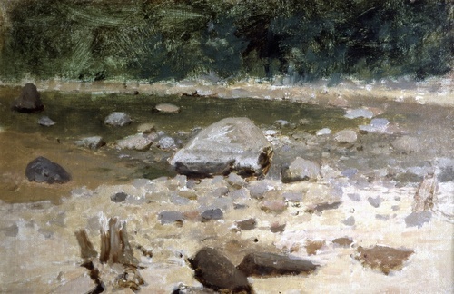 Rocky Shore. Valaam 1875