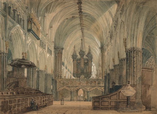 The Interior of Exeter Cathedral