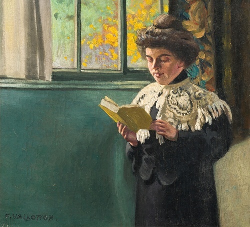 Woman Reading by the Window