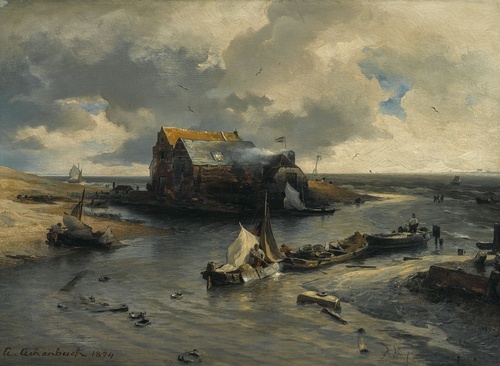 Terugkerende vissers aan de Nederlandse kust