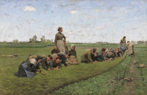 플랑드르의 아마제거 1887년