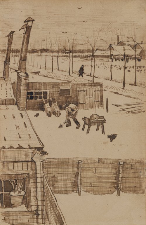 Snowy Yard