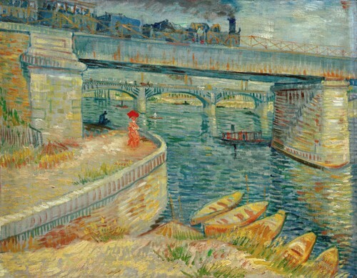 Bridges across the Seine at Asnieres