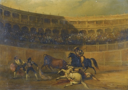 Eleven Costume Paintings and Bullfight Scenes