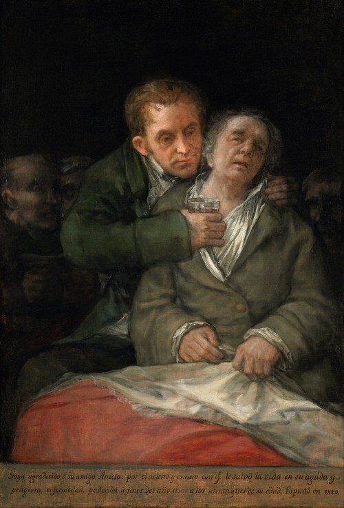 Self-Portrait with Dr. Arrieta 1820
