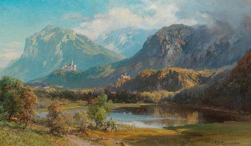 Uma Vista de Neuschwanstein
