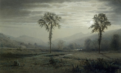 Moonlight on Mount Lafayette, New Hampshire 1873