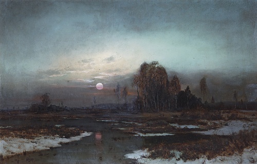 Autumn River Moon