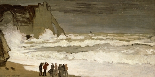 Rough Sea at Etretat