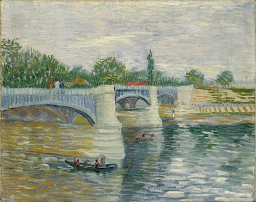 The Seine with the Pont de la Grande Jette