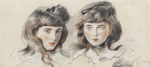 Studies of Ellen, the artist's daughter