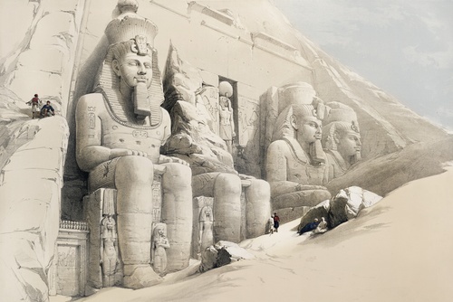 The Great Temple of Aboo Simble Nubia