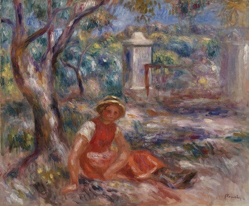 Girl at the Foot of a Tree