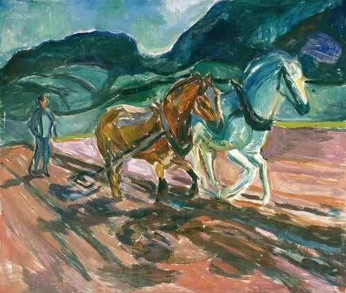 Ploughing Horses