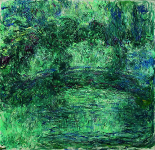 The Japanese Bridge over the Water Lilies Pond in Giverny