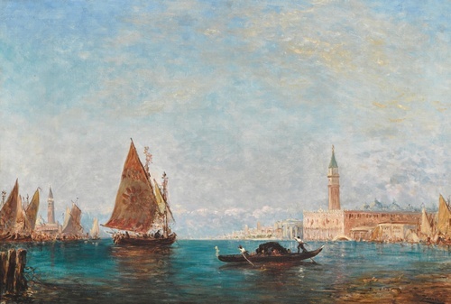 Topi e gondola nel bacino